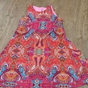 Anne Klein Pink Paisley Dress